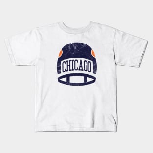 Chicago Retro Helmet - White Kids T-Shirt